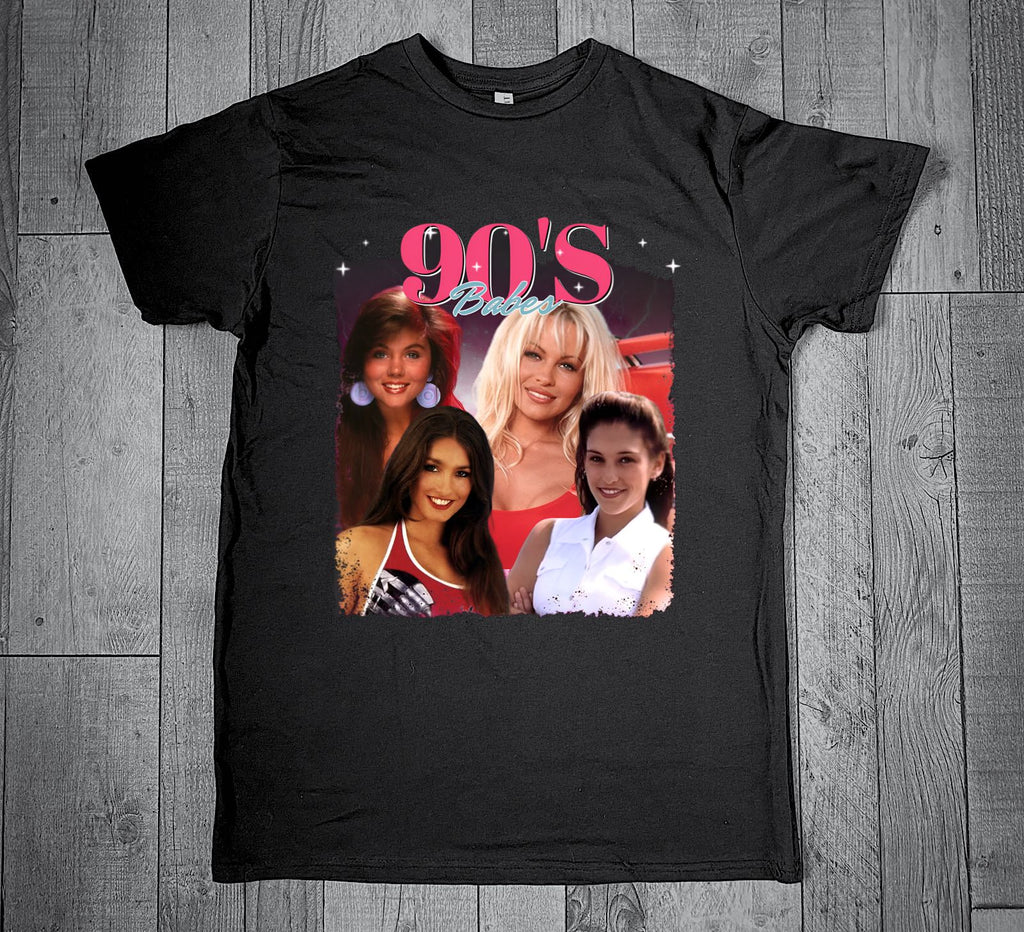 90s Babes Pam Anderson Kelly Kapowski Retro 1990s Unisex T-Shirt