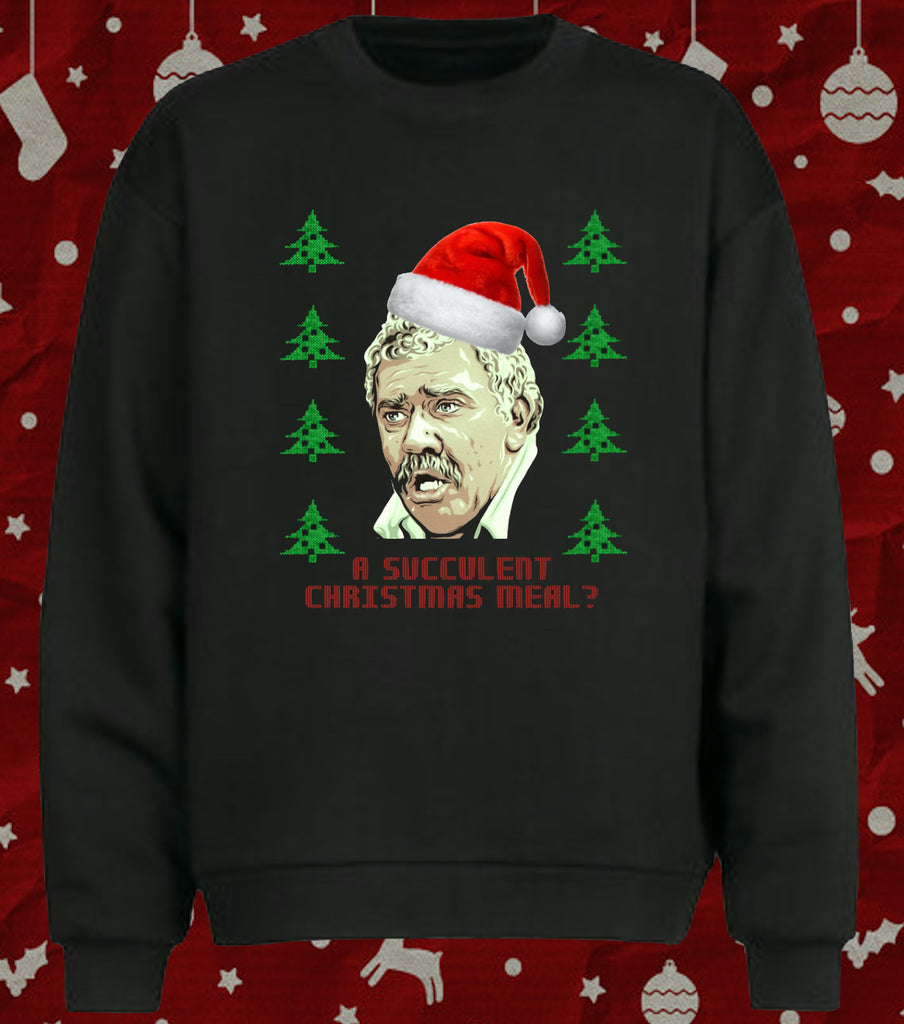 Succulent Chinese Meal  Democracy Manifest Christmas Meal Funny Xmas Sweater Jumper