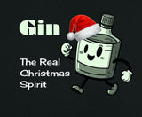 Gin The Real Christmas Spirit Funny Gin Lover Christmas Sweatshirt Jumper