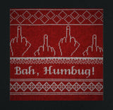 Bah Humbug Middle Finger Christmas Hater Funny Sweater Jumper