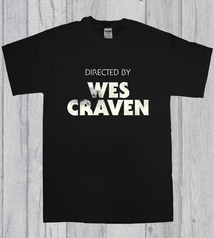 Directed by Wes Craven Film Director Horror Film Goth Scream T-Shirt
