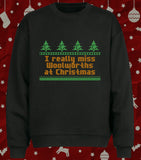 "I Really Miss Woolworths at Christmas" Funny Retro Holiday Sweater – Unisex Christmas Jumper