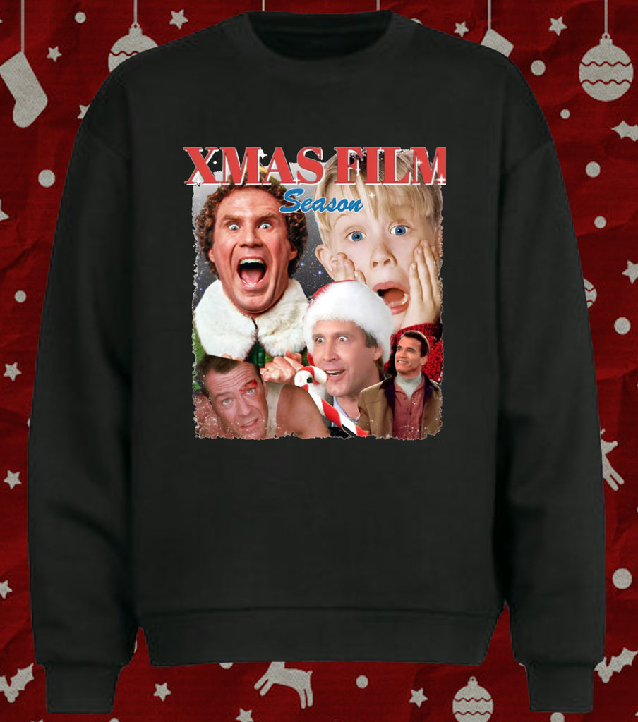Christmas Film Season Movie Legends Funny Unisex Christmas Sweater Jumper