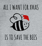 Christmas Save The Bees VSCO Girl Sweater Jumper
