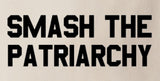 Feminist Smash The Patriarchy Feminism Slogan Cotton Shopping Tote Bag
