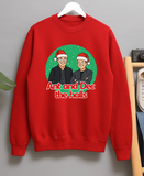 Ant and Dec The Halls Geordie Funny Unisex Christmas Crew Neck Sweater Jumper