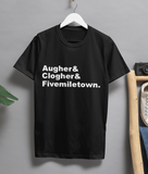 Augher Clogher Fivemiletown T-Shirt – Tyrone Northern Ireland Towns Tee | Funny Irish Heritage Shirt
