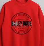 Bailey Bros Building and Loan Wonderful Life Christmas Crew Neck Sweater Jumper