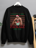 I Have a Big Package for You Barry Wood on a Bed Meme Unisex Christmas Sweatshirt Jumper Secret Santa Gift