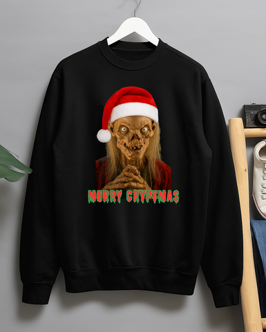 The Crypt Keeper Merry Cryptmas Goth Horror Christmas Sweatshirt Jumper