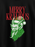 Krampus Folk Horror Scary Goth Christmas Sweater Jumper Unisex