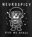 Neurospicy Give Me Space T-Shirt Cute Space Cat T-Shirt | Autism Awareness Tee