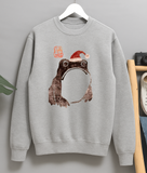 Sad Frog Matsumoto Hoji Santa Frog Graphic Christmas Unisex Sweatshirt Jumper