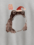 Sad Frog Matsumoto Hoji Santa Frog Graphic Christmas Unisex Sweatshirt Jumper