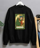Christmas Tarot Card Goth Witchy Wiccan Xmas Crew Neck Sweater Jumper