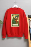 Christmas Tarot Card Goth Witchy Wiccan Xmas Crew Neck Sweater Jumper