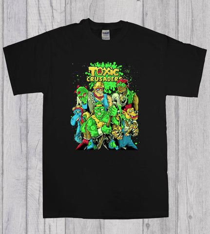 Toxic Crusaders Retro 90s Cartoon T-Shirt