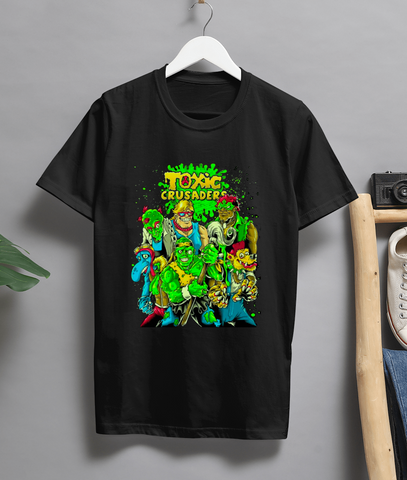 Toxic Crusaders T-Shirt – 90s Cult Cartoon Graphic Tee | Retro Animation Shirt