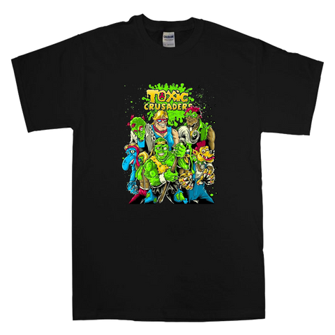 Toxic Crusaders Retro 90s Cartoon T-Shirt