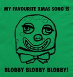 Mr Blobby Favourite Christmas Song Xmas T-Shirt