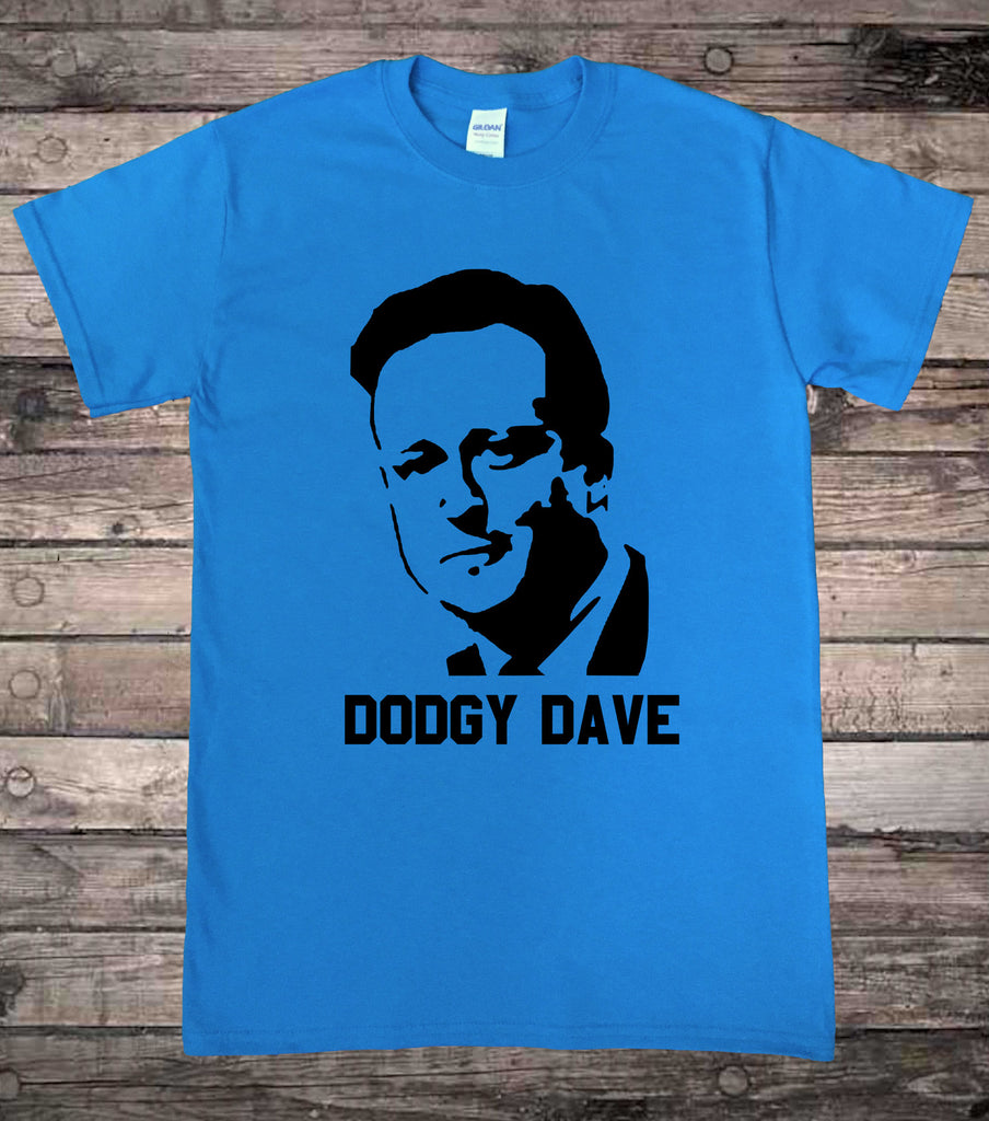 Dodgy Dave David Cameron Political Satire T-Shirt