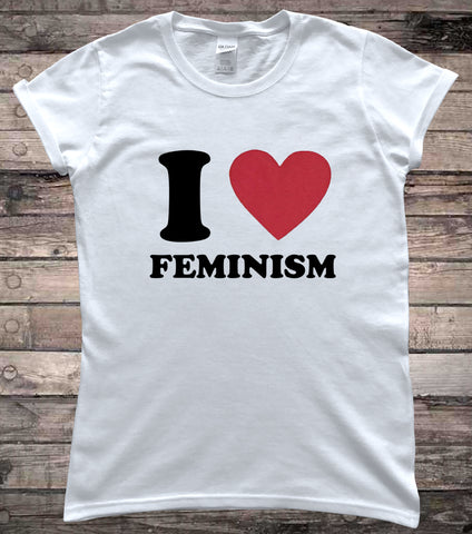 I Heart Love Feminism T-Shirt