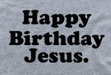 Christmas Happy Birthday Jesus Retro T-Shirt