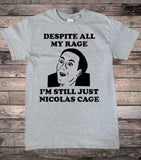 Nicolas Rage Funny Nic Cage T-Shirt