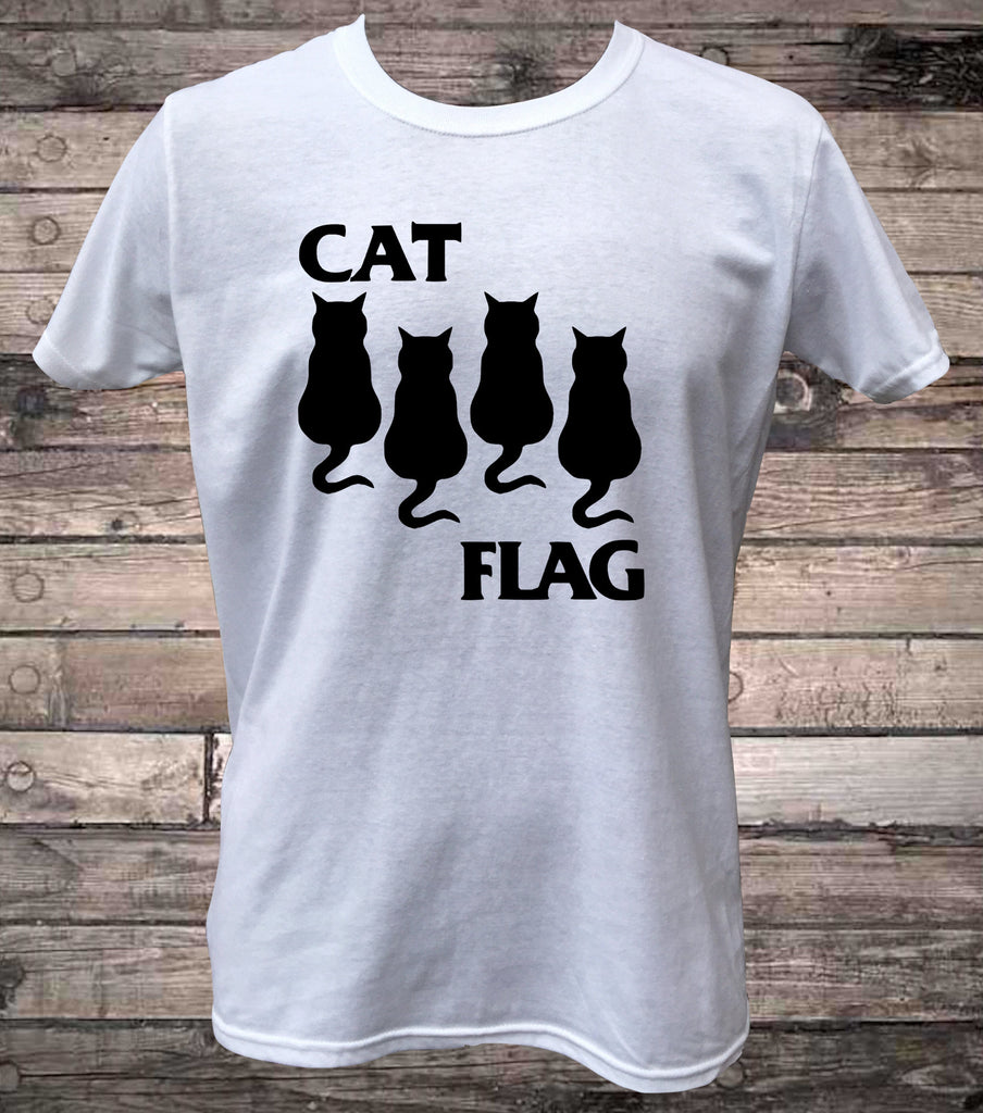 Cat Flag Punk Rock T-Shirt