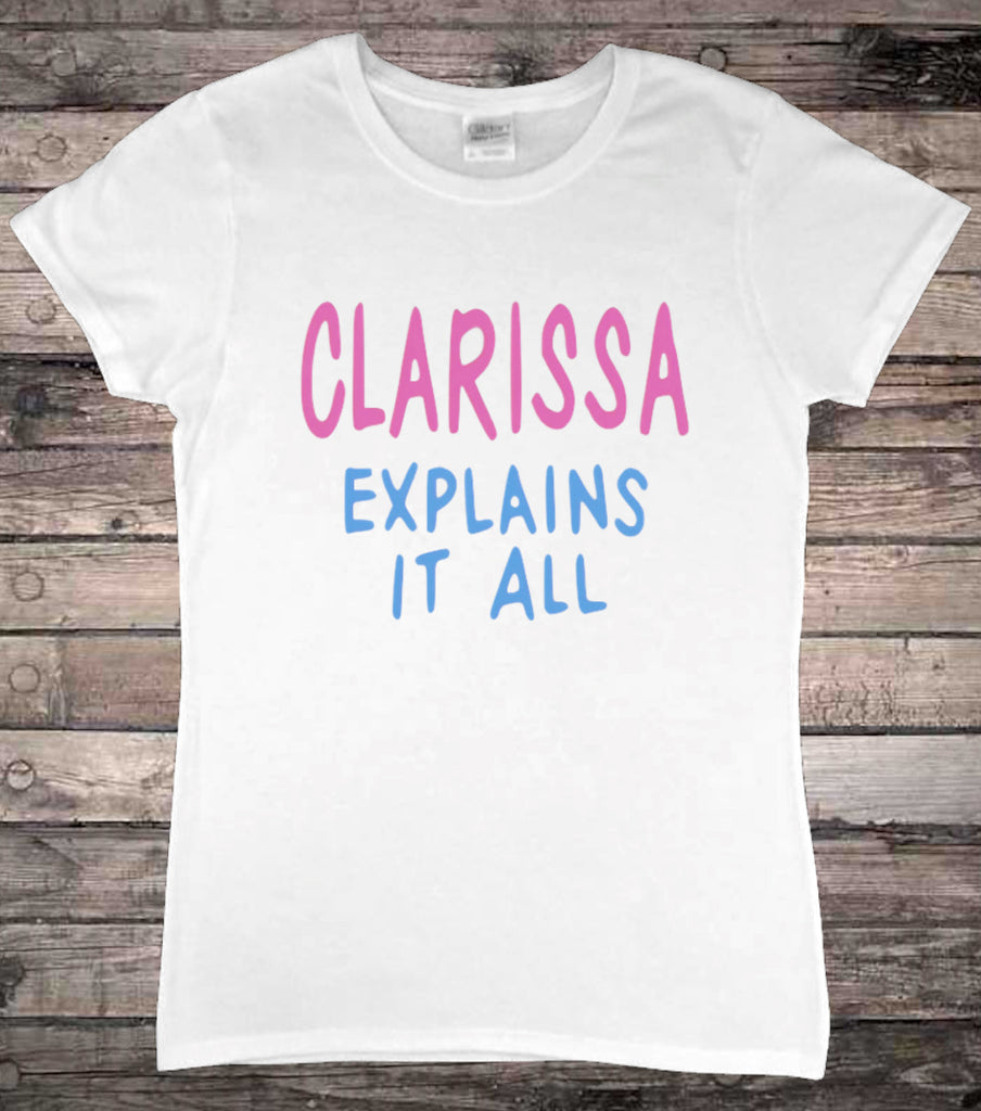 Clarissa Explains Retro 90s TV Ladies T-Shirt