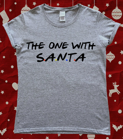 Friends The One With Santa Christmas T-Shirt