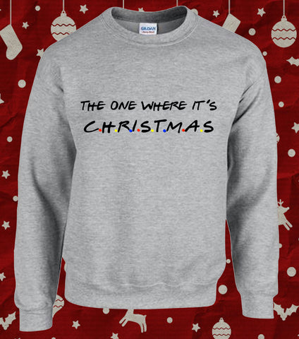 Friends The One Where It's Christmas Holiday Sweater