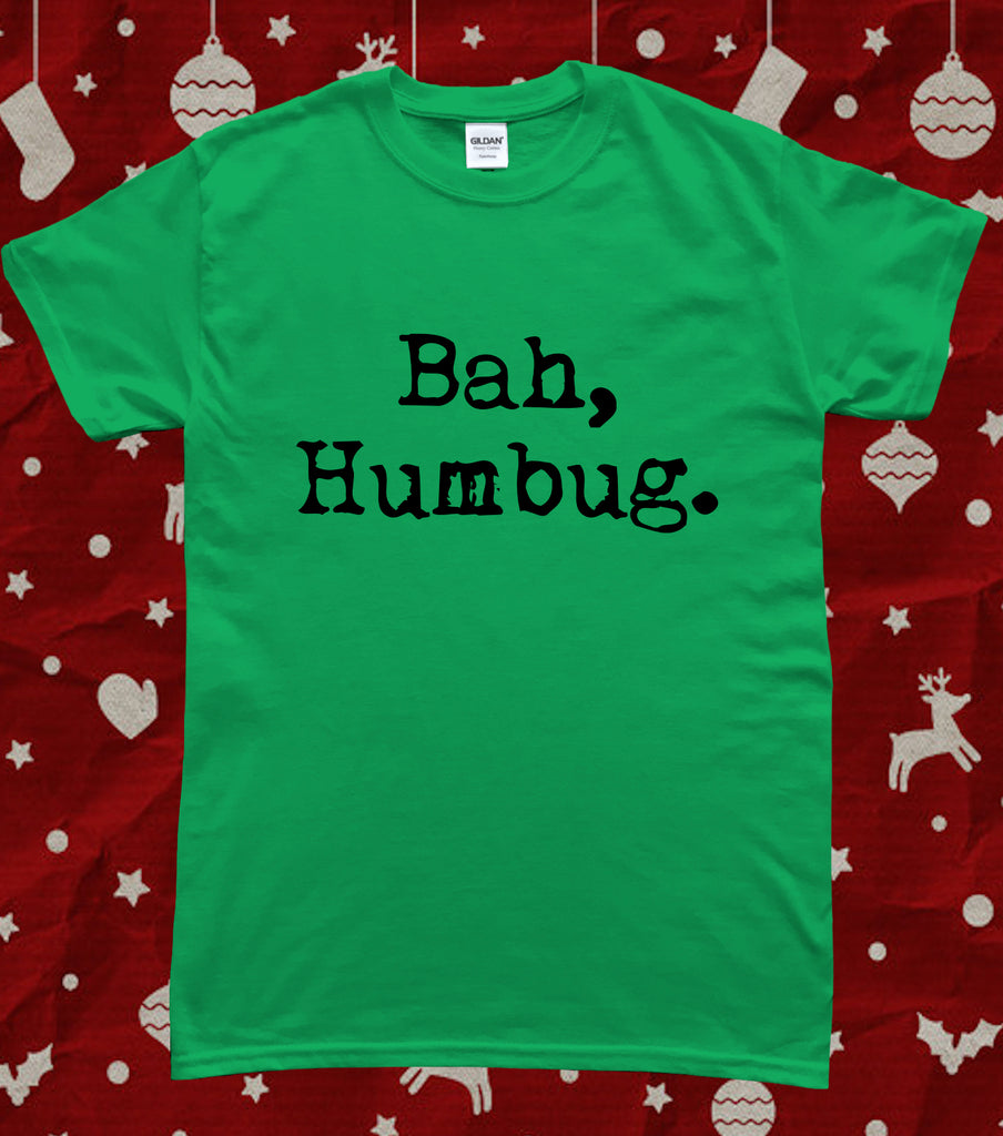 Bah Humbug Anti Christmas T-Shirt