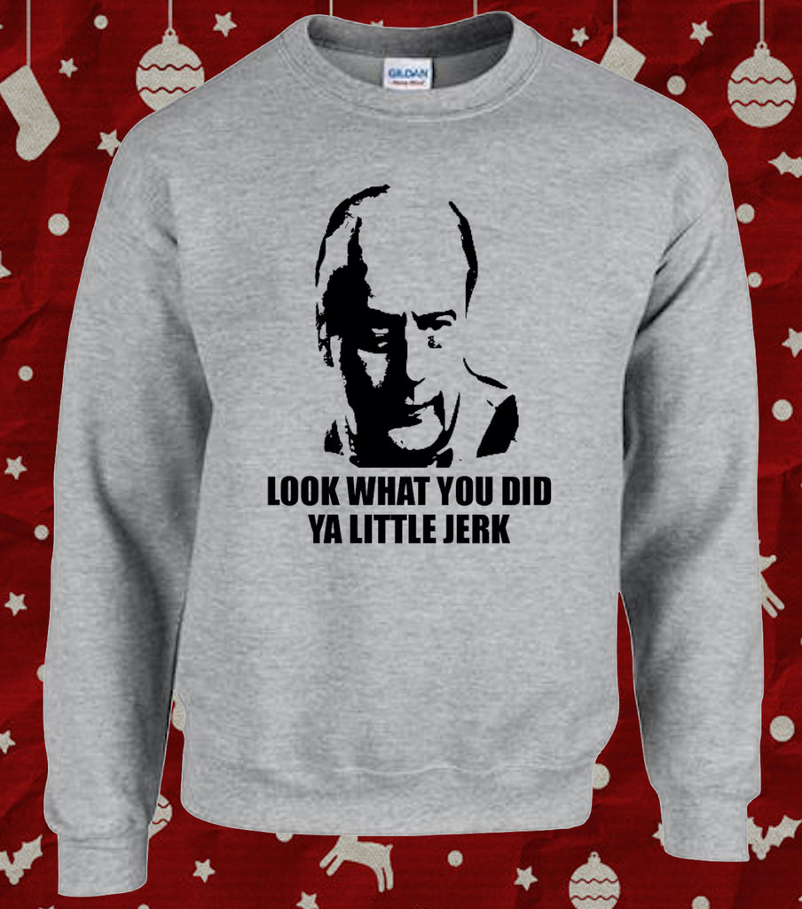 Uncle Frank Home Alone Little Jerk Funny Christmas Sweater Jumper