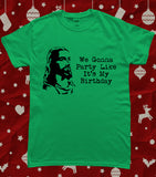 Christmas Jesus Party Like It's My Birthday Funny T-Shirt
