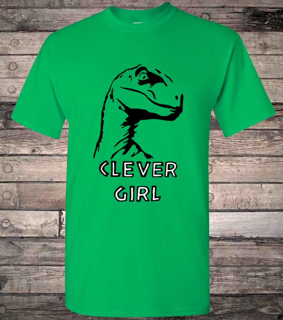 Jurassic Velociraptor Clever Girl Dinosaur T-Shirt