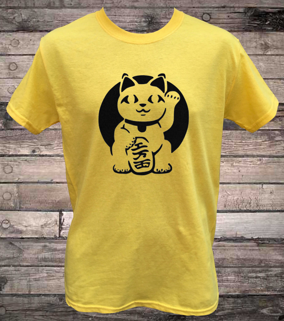 Lucky Cat Maneki-neko Men's T-Shirt