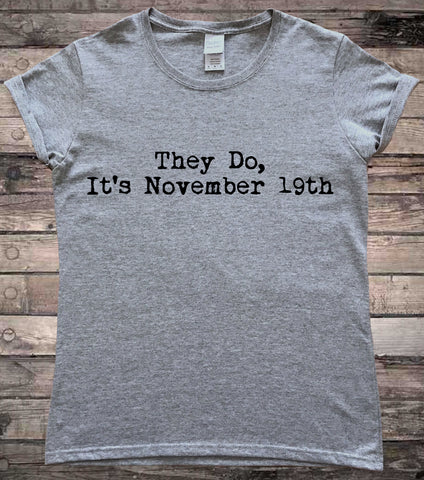 International Women's Day Men's Day Date Feminist Slogan T-Shirt