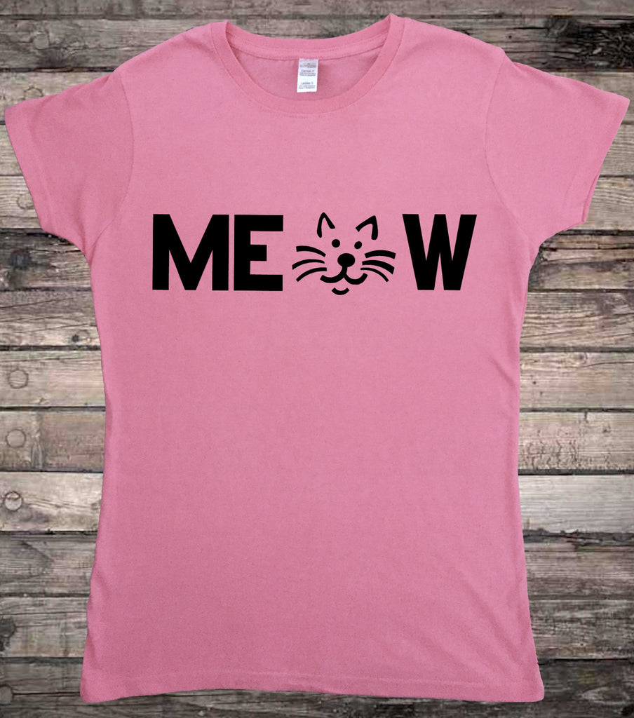 Meow Cute Cat Lady T-Shirt