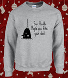 Christmas Elf Buddy Narwhal Funny Christmas Sweater Jumper