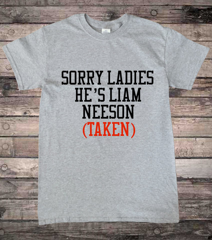 He's Taken Liam Neeson Stag Do Lads Holiday T-Shirt