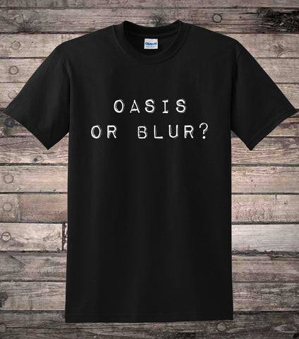Oasis or Blur 90s Britpop T-Shirt