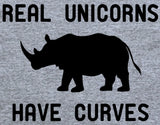 Unicorns Have Curves Body Positive T-Shirt