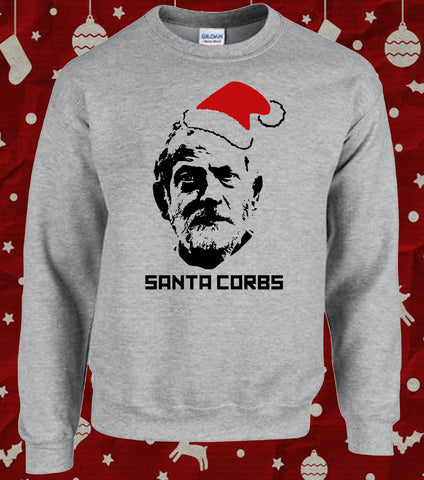 Jeremy Corbyn Christmas Santa Claus Funny Jumper Sweater