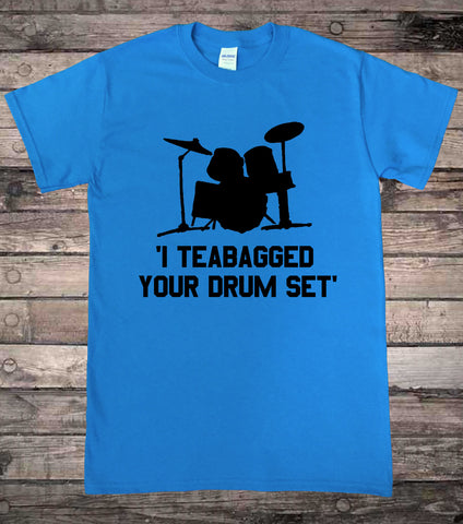 Step Brothers Teabag Drum Set T-Shirt