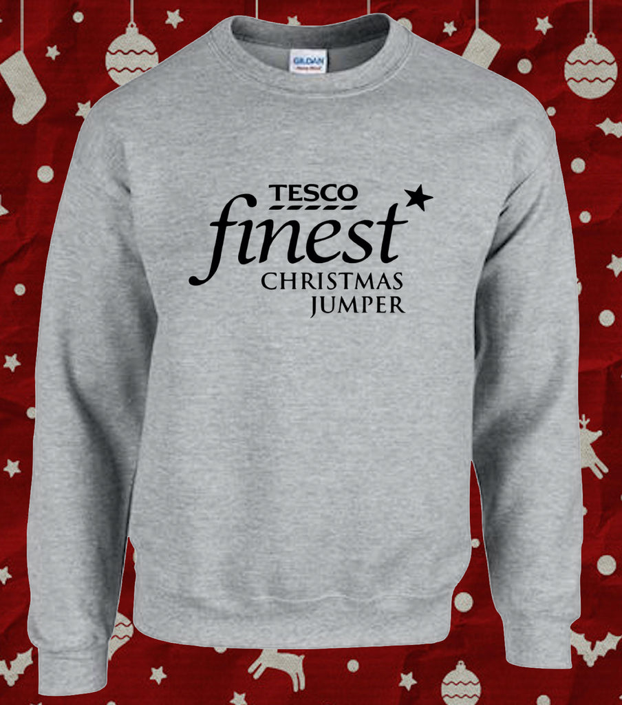 Funny Tesco Finest Cheap Christmas Jumper