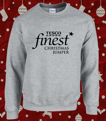 Funny Tesco Finest Cheap Christmas Jumper