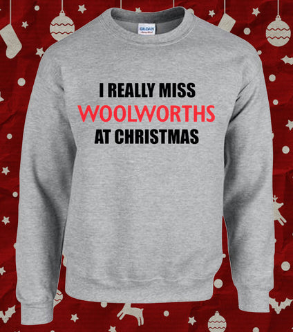UK Retro Christmas Woolworths Funny Christmas Sweater Jumper